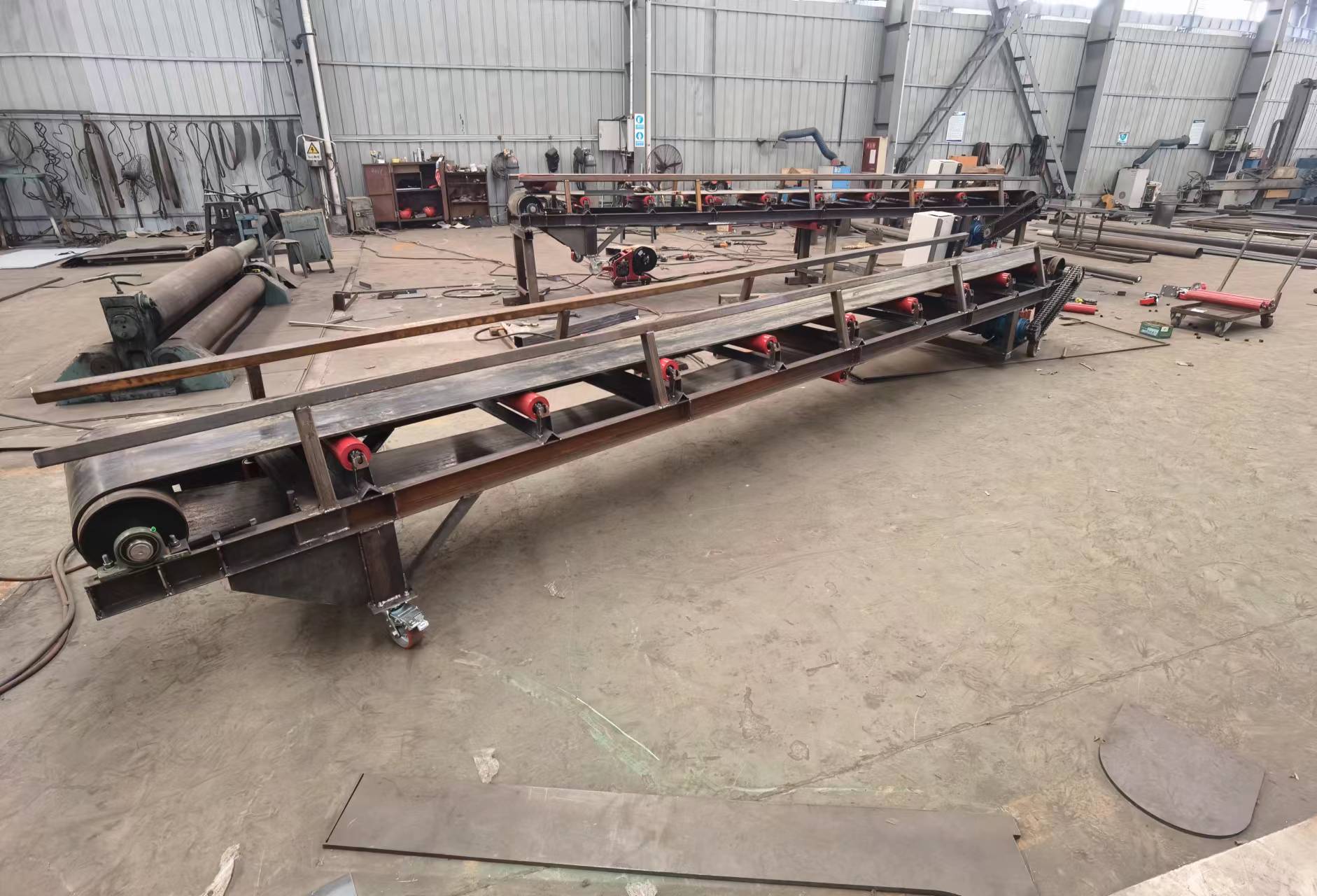 皮帶輸送機定制案例